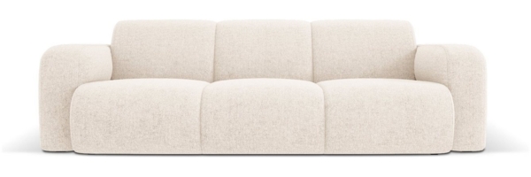 Micadoni Sofa Molino 3-Sitzer Chenille Hellbeige