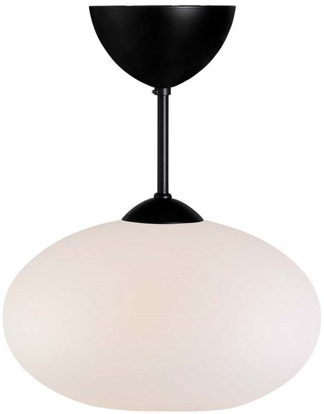 Belid Bullo Deckenleuchte 270mm schwarz matt Glas opal E27