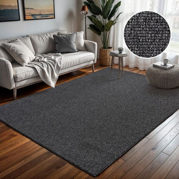 Sanat Teppich Lora Plus, auch als Läufer, rechteckig, Höhe: 5 mm, Kurzflor, uni, gekettelt, Wohnzimmer, Kinderzimmer