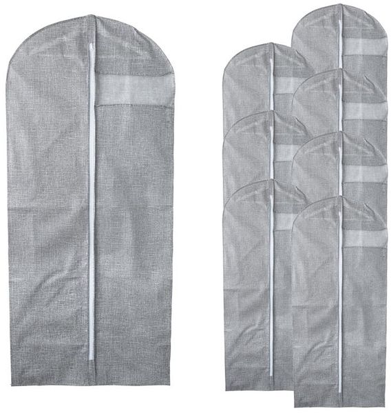 Kleiderschutzhülle Klamottenhülle 60x135 cm 8er Set Kleiderhülle Kleidersack