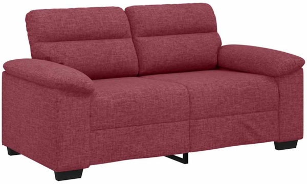 vidaXL 2-Sitzer-Sofa Weinrot 120 cm Stoff 4105300