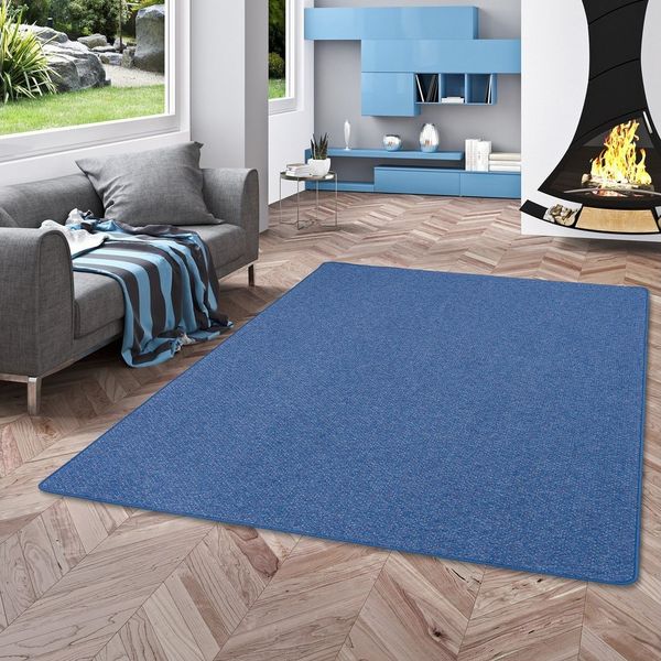 Snapstyle Veloursteppich Schlingen Teppich Alma Meliert, Rechteckig, Höhe: 7 mm