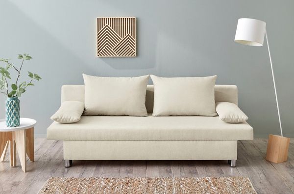 Jockenhöfer Gruppe Schlafsofa B: 191 cm, Liegefl. 120x191 cm, mit Bettfunktion & Bettkasten