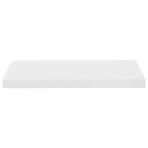 vidaXL Schweberegale 2 Stk. Hochglanz-Weiß 60x23,5x3,8 cm MDF 323749 Bild 5