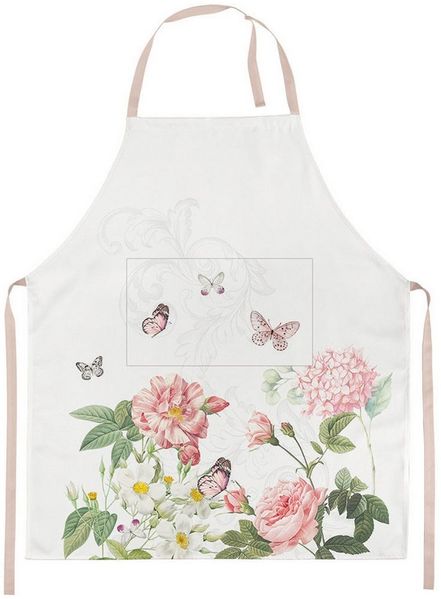 Ambiente® Kochschürze Amelia, (1-tlg, 1-teilig), Küchenschürze Nackenband ca. 70x85cm Baumwolle