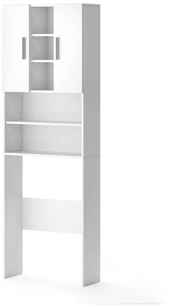 Waschmaschinenschrank Luis Weiß 64 x 190 cm Vicco