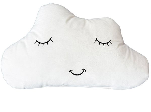 heimtexland Dekokissen Deko Kuschelkissen Kind Baby Zierkissen gefüllt, Formkissen Wolke I super weich I Geschenkidee Geburt Taufe