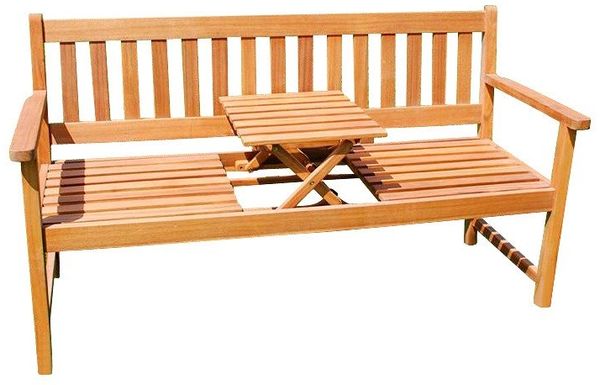 Gartenbank Akazie 157 cm 3-Sitzer Sitzbank LAURA 59376349