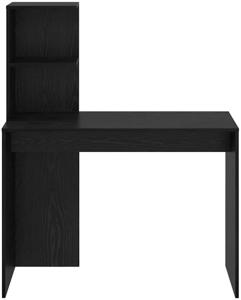 vidaXL Schreibtisch mit Regal Schwarz Eichen-Optik 102 x 50 x 124 cm 869355 Bild 5