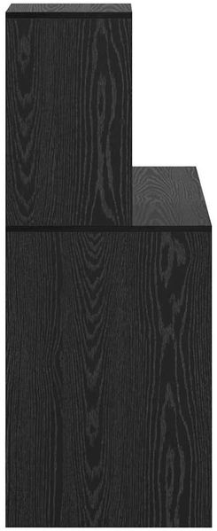 vidaXL Schreibtisch mit Regal Schwarz Eichen-Optik 102 x 50 x 124 cm 869355 Bild 6