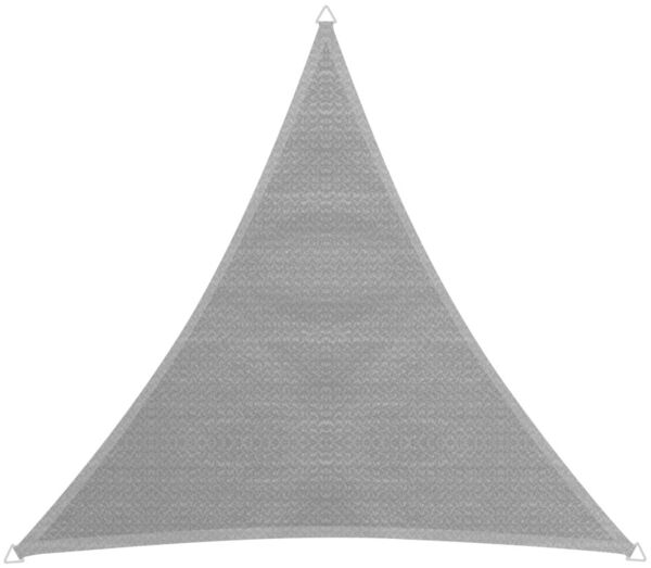 Windhager Sonnensegel Capri 5x5x5m grau Sonnenschutz UV-Schutz 50+ Sonnendach