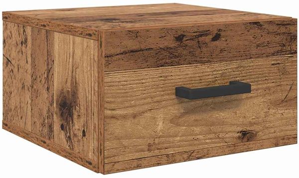 vidaXL Nachttisch mit Schubladen Altholz 35 x 35 x 20 cm Holzwerkstoff 882368 Bild 2