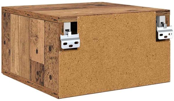 vidaXL Nachttisch mit Schubladen Altholz 35 x 35 x 20 cm Holzwerkstoff 882368 Bild 8