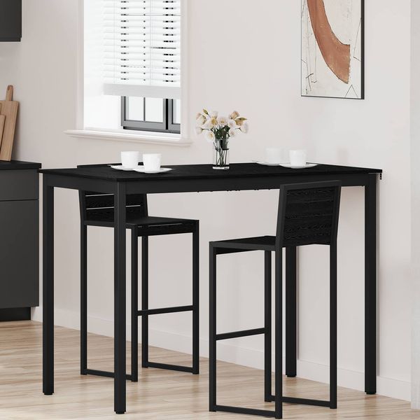 Stehtisch, Bartisch, Bistrotisch Holzwerkstoff 140 x 80 x 105 cm
