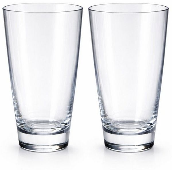 Mach1 Gläser-Set Acrylgläser 2er Set robuste Trinkgläser 470ml für Garten, Camping