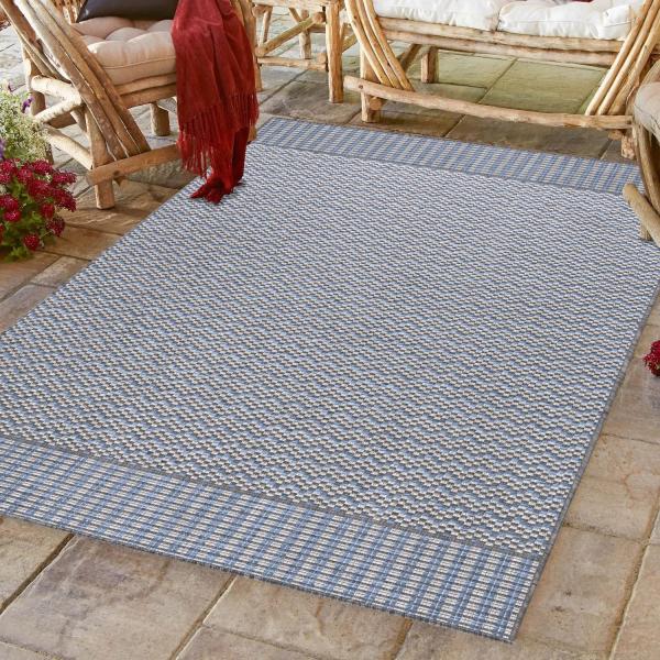 Outdoor Teppich Stefano rechteckig - 160x230 cm - Grau Bild 2