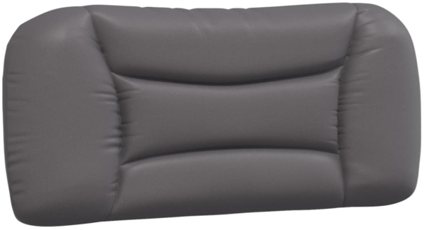 vidaXL Bettgestell ohne Matratze "Hvar" Grau 90x190 cm Kunstleder 3207970 Bild 3