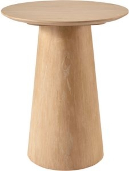 s.Oliver Beistelltisch Hemmon, mit massivem Eschenfuß, edler Echtholzplatte, Durchmesser 50 cm Bild 6