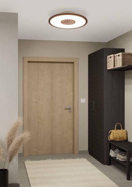 Eglo 900558 Deckenleuchte MARMORATA Kunststoff weiss LED 18W;9W 3000K H:7cm Ø45cm