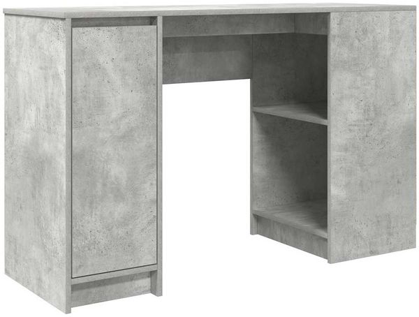 Schreibtisch, Bürotisch, Computertisch Betongrau 120 x 42 x 76 cm Holzwerkstoff Bild 2