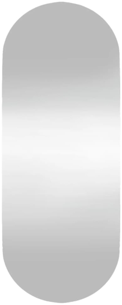 Wandspiegel 20x50 cm Glas Oval