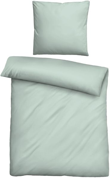 biberna Tencel Bettwäsche 0470500 UNI, salbei, 1x 135x200 cm + 1x 80x80 cm