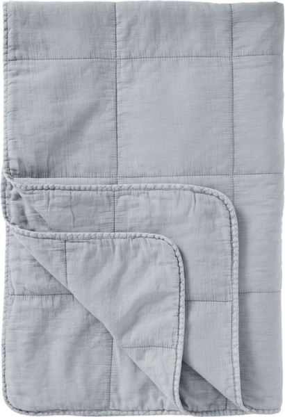 Ib Laursen - Decke Quilt Tagesdecke 180x130cm Vintage Blau Cornflower 6208-09