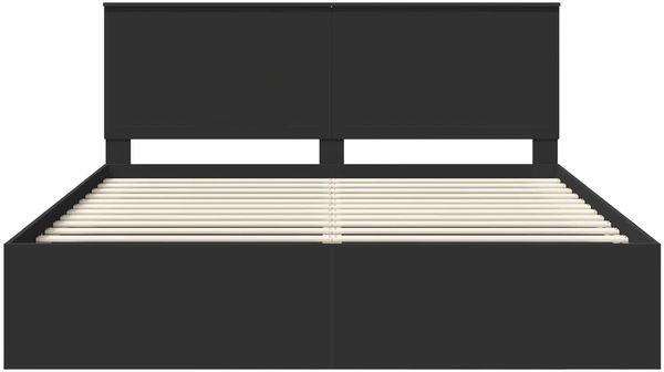 vidaXL Bettrahmen Schwarz 180 x 200 cm Massives Kiefernholz 3410975 Bild 7