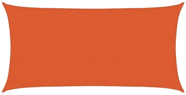 vidaXL Sonnensegel 160 g/m² Rechteckig Orange 3x6 m HDPE 311680