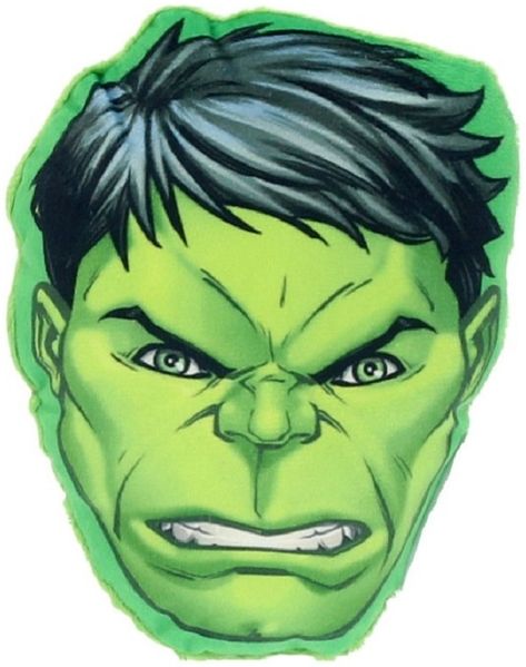 Avengers Hulk Mini-Kissen – 15 cm großes 3D Dekokissen für Sofa und Bett