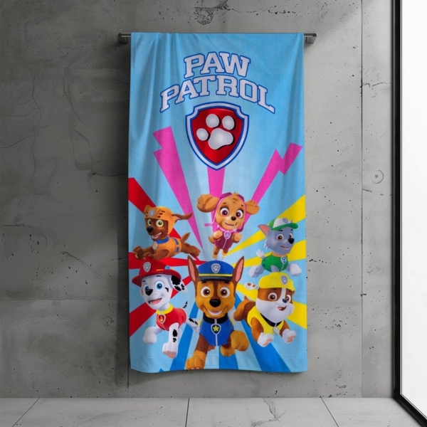 PAW PATROL Strandtuch PAW PATROL Kinder Badehandtuch Strandtuch 70x140 cm, 100% Baumwolle