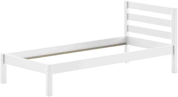 Einzelbett Pino 90 x 200 cm Kiefer Weiß Bild 2