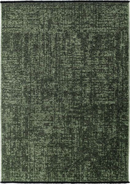 KADIMA DESIGN Wollteppich KOFEL Wohnzimmer Waschbar Schlafzimmer Wohnzimmerteppich Esszimmer, Läufer, Höhe: 9 mm, Grün, 80x150 cm, Esszimmerteppich Schlafzimmerteppich Waschbar