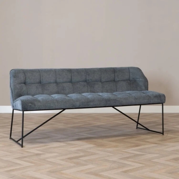 Bronx71 Esszimmerbank Stoff Jelle anthrazit 220 cm