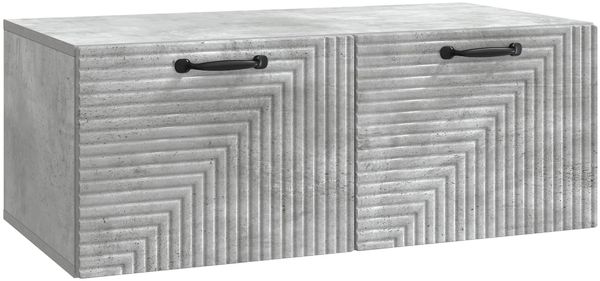 vidaXL Wandmontierter TV-Schrank Betongrau 78,5 x 41 x 30 cm 898688