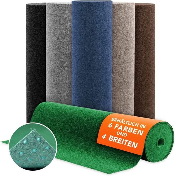 Karat Rasenteppich Brilliant Pro Schwarz, Kunstrasen, verschiedene Größen, Höhe: 4 mm