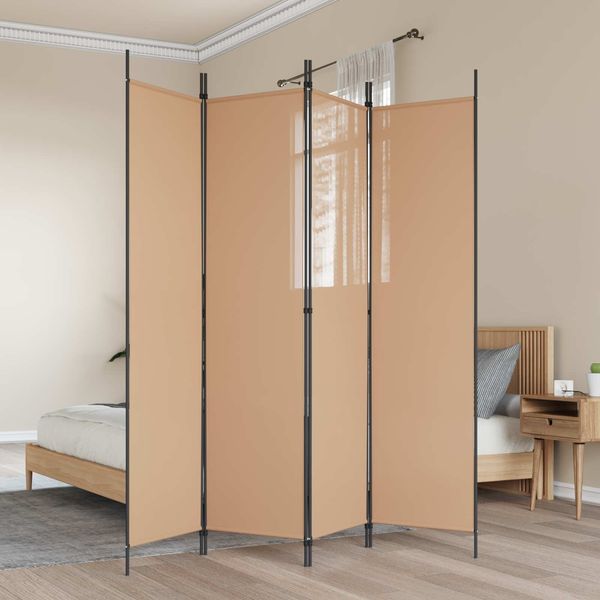 vidaXL Raumteiler Polyester Stahl 42039208
