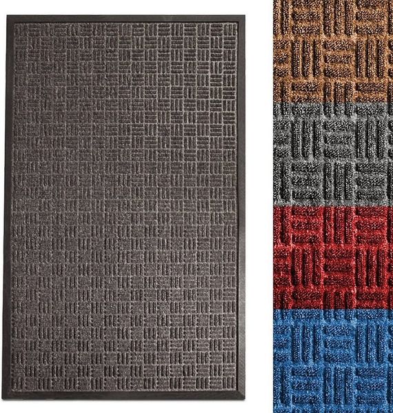 Floordirekt Fußmatte Türmatte Ocean Scrubber-Struktur, 4 Farben & 3 Größen, Sauberlaufmatte, Rechteckig, Höhe: 9 mm
