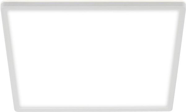 BRILONER - LED Deckenlampe mit indirektem Licht, 3cm flach, neutralweiße Lichtfarbe, Lampe, Deckenleuchte, Wohnzimmerlampe, LED Panel, Küchenlampe, Deckenbeleuchtung, Schlafzimmerlampe, 29,3cm, Weiß