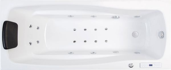 Rechteck Whirlpool Ocean 150x70 links Made in Germany 18 Düsen ohne Armatur : Ohne Armaturen