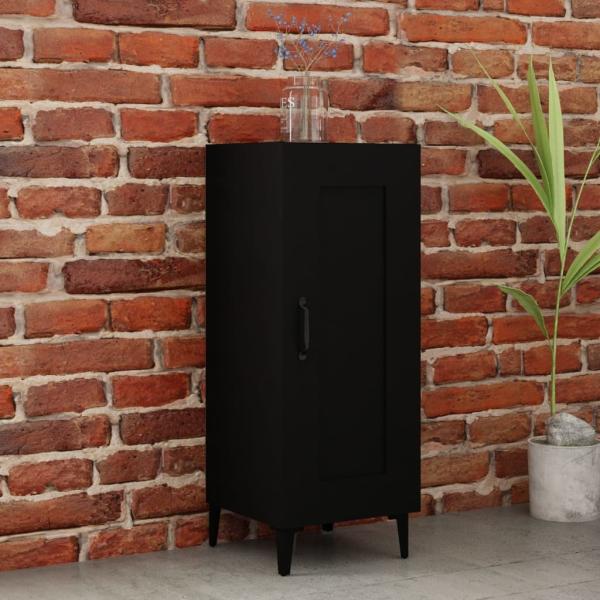 Sideboard Schwarz 34,5 x 34 x 90 cm Holzwerkstoff [812421]