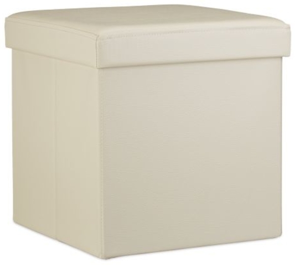 Faltbarer Sitzhocker Kunstleder Bild 7