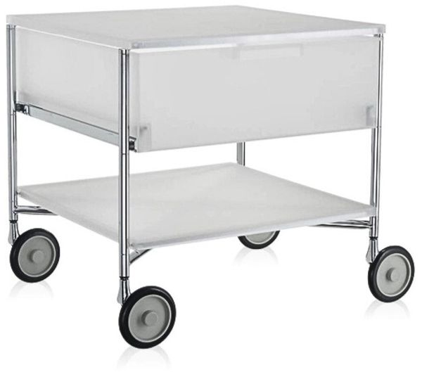 Kartell Mobil, Plastik, weiß, 47.5 x 48 x 49 cm