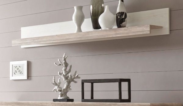 Wandboard Rovola in Pinie weiß Landhaus 150 cm