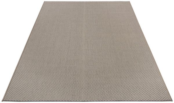 Hanse Home Pure In- & Outdoor Teppich Wetterfest – Modernes Muster, Wasserfest robuster Aussenteppich Flachgewebe für Garten, Balkon, Terrasse, Wohnzimmer –Beige, 76x150cm Bild 2