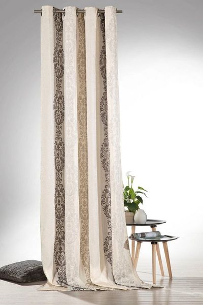 Weckbrodt Vorhang Barock (1 St), Ösen, blickdicht, Jacquard, Jacquard,blickdicht,abdunkelnd,beidseitig schöne Optik, Gardine, Store