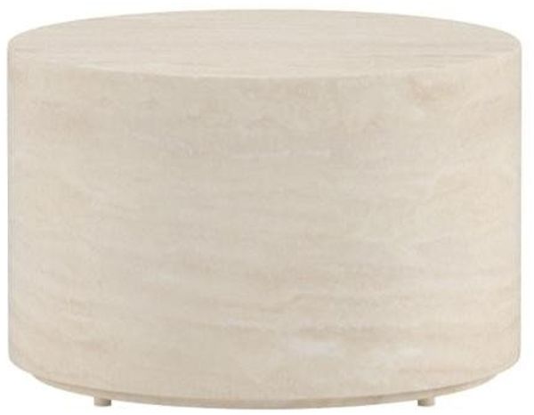 ebuy24 Gartentisch Lissabon Gartentisch Couchtisch Ø60cm beige.