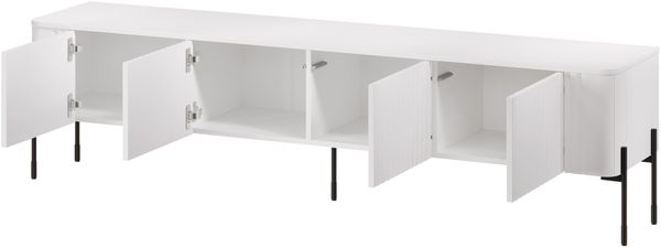 TV-Lowboard Veralli 190 (Farbe: Schwarz) Bild 3