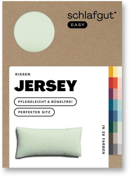 Schlafgut 'Easy' Kissenbezug, Jersey, Green Light, 40x80 cm Bild 3
