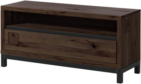 TV-Board Kernbuche 120x40x56 tabacco braun geölt VILLANDERS #212